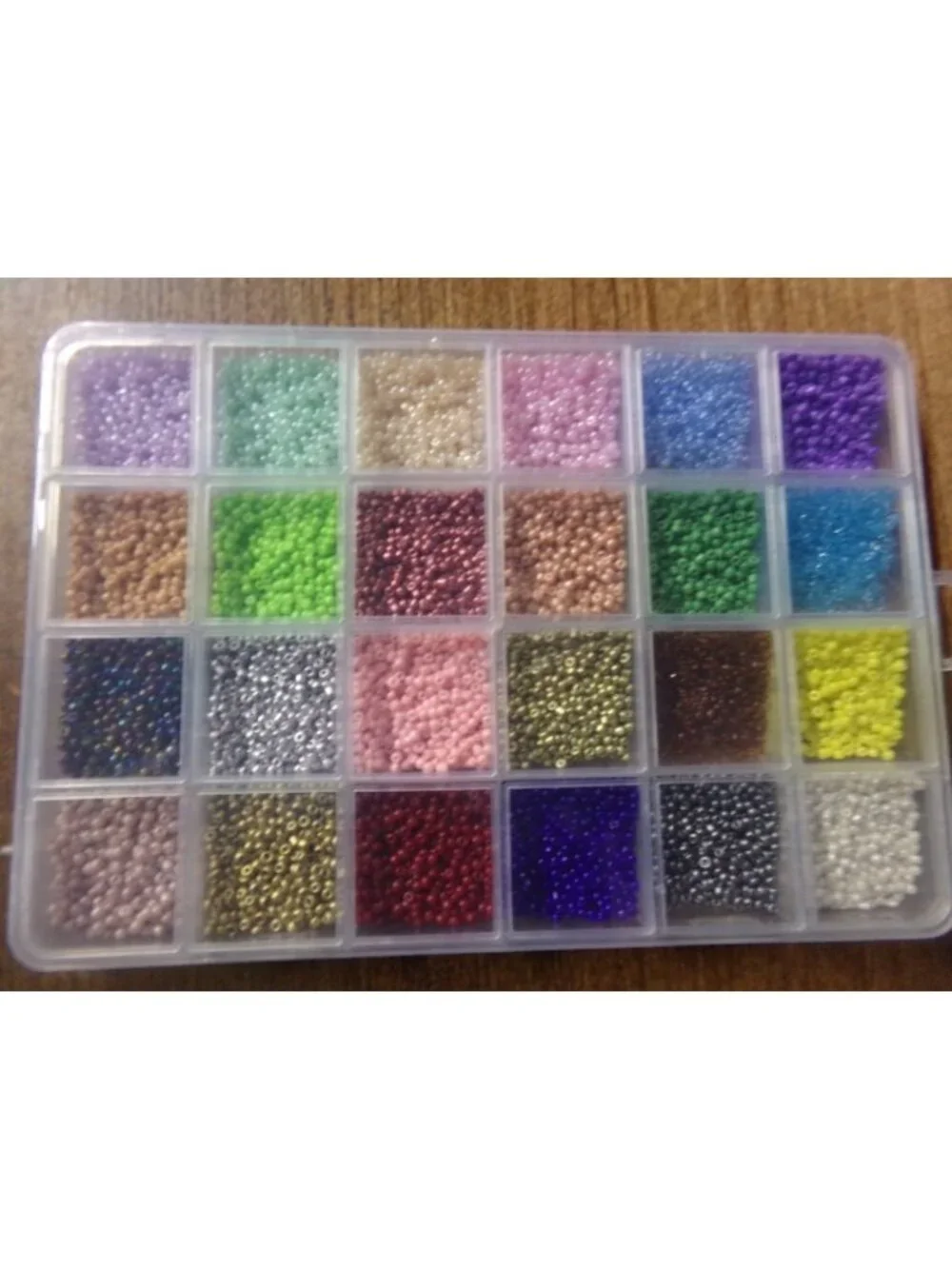 Mixed Color Seed Beads Set in Container Set #4